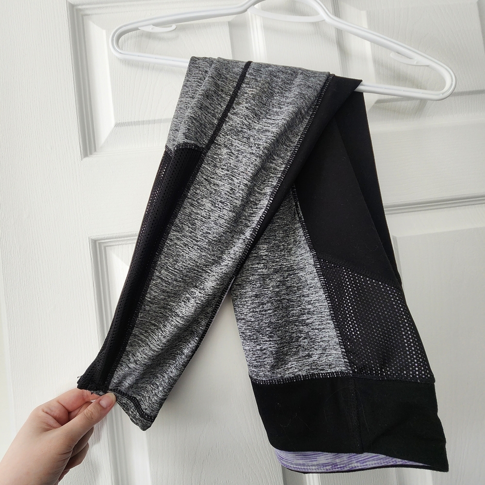 Tangerine Purple and Black Leggings